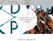 Tablet Screenshot of destinationpolo.com